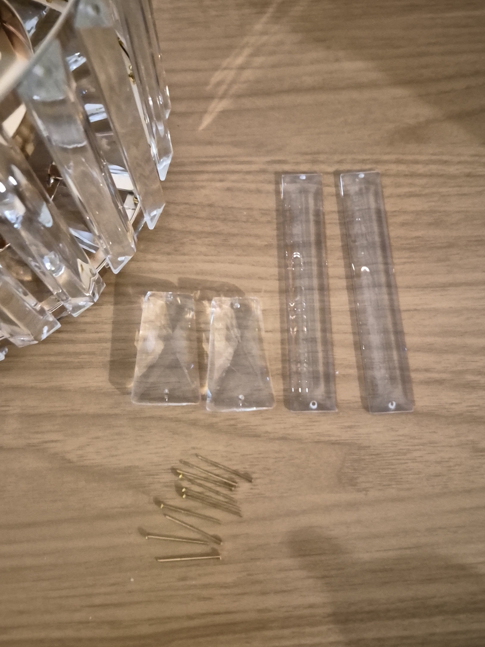 ​Modern Crystal Flush Mount Ceiling Light Gold Drum Chandelier Fixture NIB - Picture 4 of 14